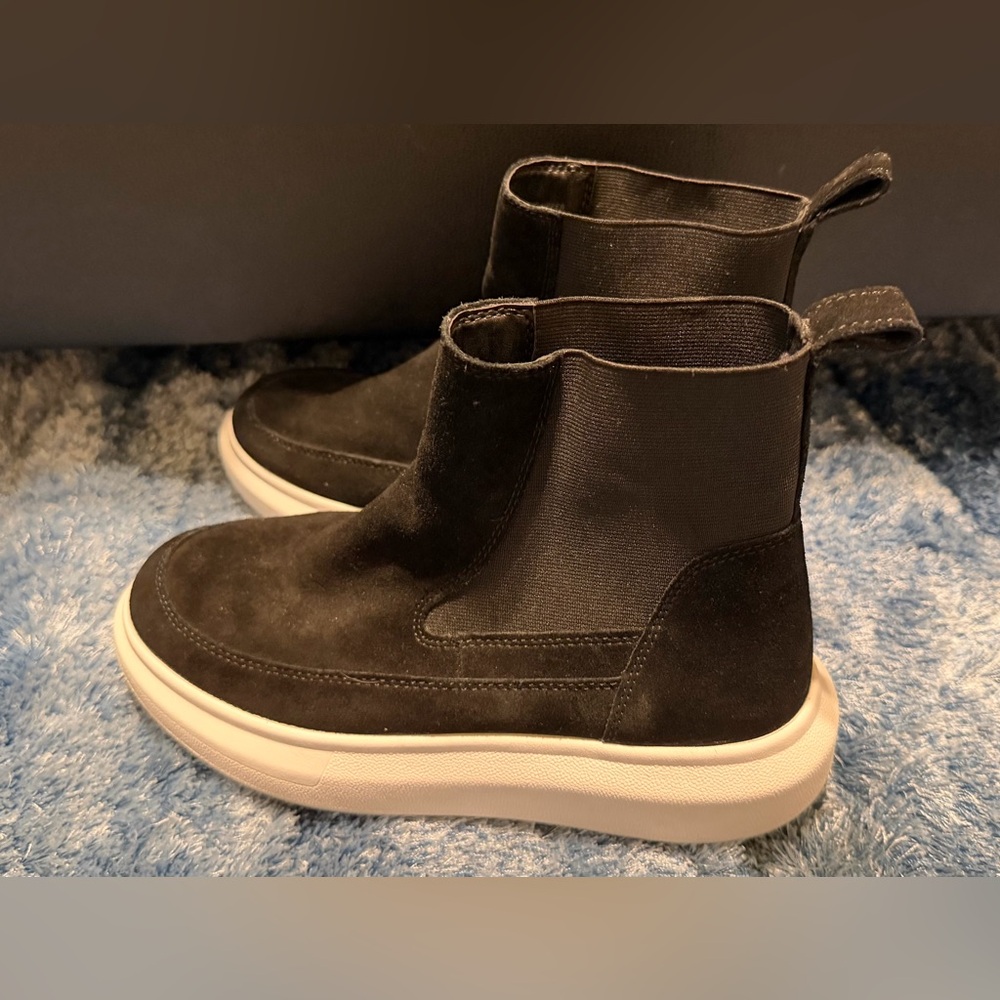 Nurture Rebalance Black Suede High-Top Sneakers - Picture 14 of 15